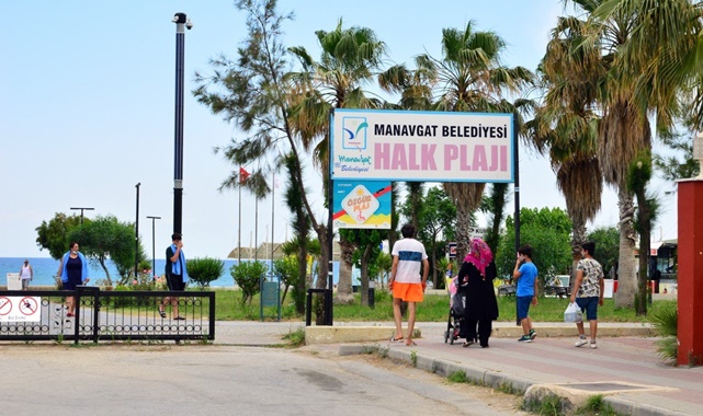 manavgat mavi bayraklı plaj