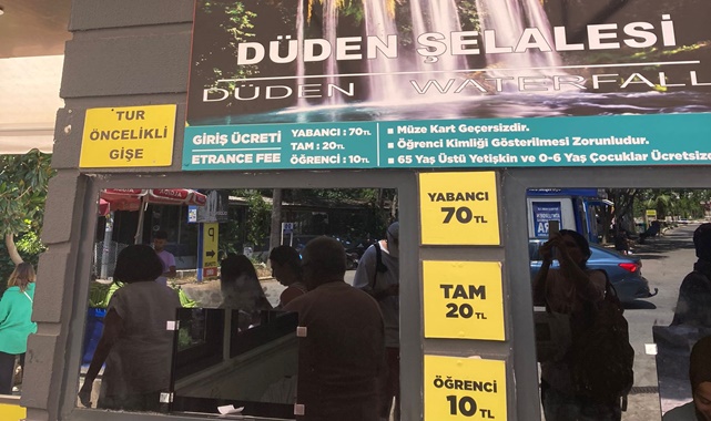 düden şelalesi giriş ücreti 2024