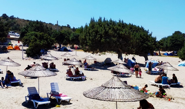 çeşme halk plajı şezlong fiyatları 2024