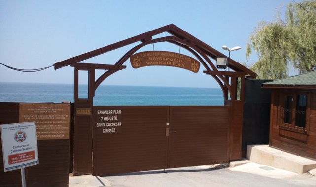 bayramoğlu kadınlar plajı şezlong fiyatları