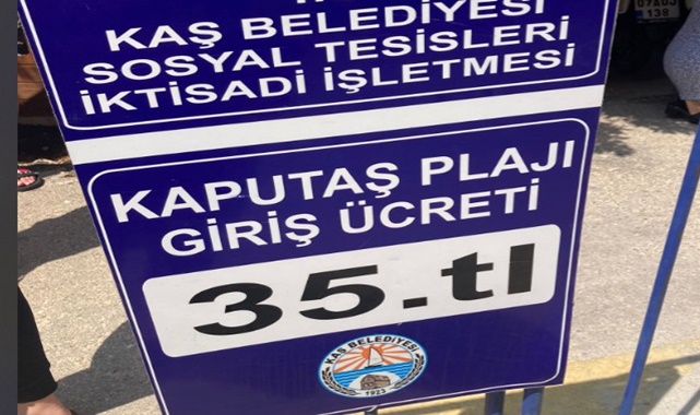 kaputaş plajı giriş ücreti 2024