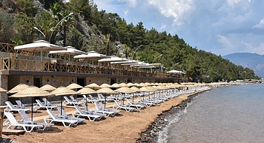 İçmeler plajı şezlong fiyatları 2024