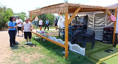 Lara karavan işgallerine belediyeden müdahale!