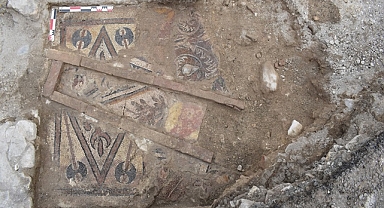 Ordu'da açığa çıkarılan ilk in-sitü zemin mozaiği!