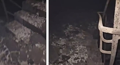 Kartalkaya'daki otelin yangın merdivenleri görüntülendi