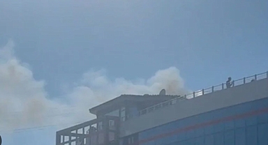 Korkutan otel yangını!