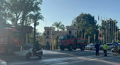 Marmaris'te 5 yıldızlı otelde yangın paniği!