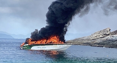Turistleri gezdiren sürat teknesinde patlama: 6 yaralı!