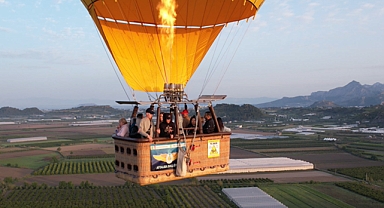 Antalya balon turlarına Ruslardan yoğun ilgi!