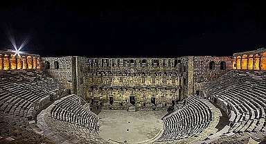 Aspendos gece ziyaret ücreti!
