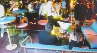 Otel terasında şampanya patlatma kavgası kanlı bitti