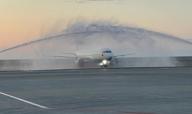 Rize'de ilk direkt uçuş sevinci!