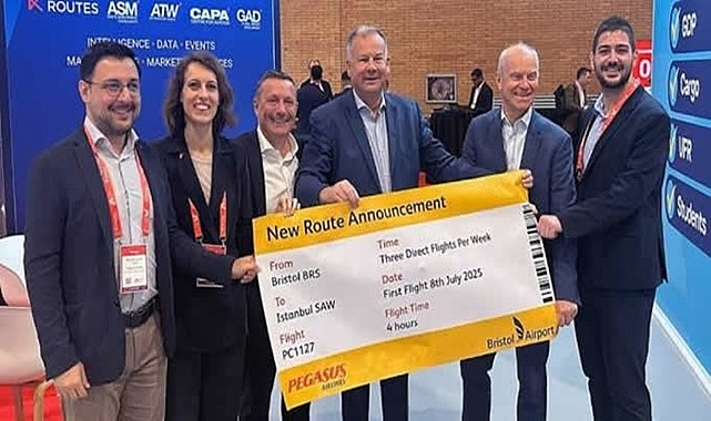 Pegasus, Sabiha Gökçen'den yeni yurtdışı rotasına uçuşlara başladı