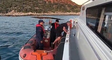 Antalya'da mahsur kalan Alman turist kurtarıldı