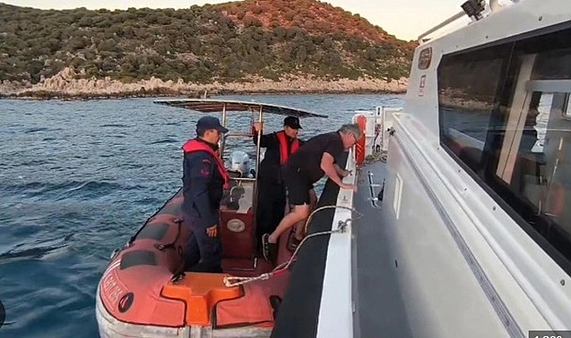 Antalya'da mahsur kalan Alman turist kurtarıldı