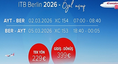 Corendon Airlines’tan ITB Berlin 2026’ya özel Antalya–Berlin uçuşu!