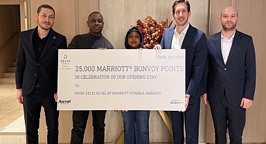 İstanbul'da açılan Marriott otelinin ilk misafirlerine sürpriz!