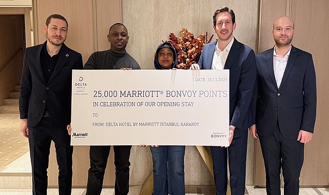 İstanbul'da açılan Marriott otelinin ilk misafirlerine sürpriz!