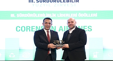 Corendon Airlines’a “Sürdürülebilirlik Liderleri Ödülü”