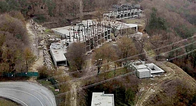 Halit Ergül'e ait lüks otel inşaatına da mühür!