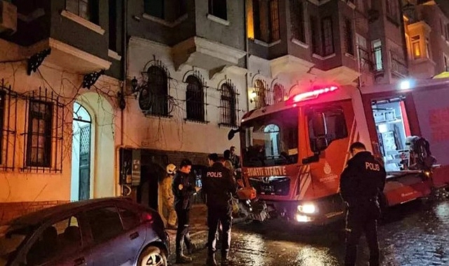 İstanbul'da otelde korkutan yangın!