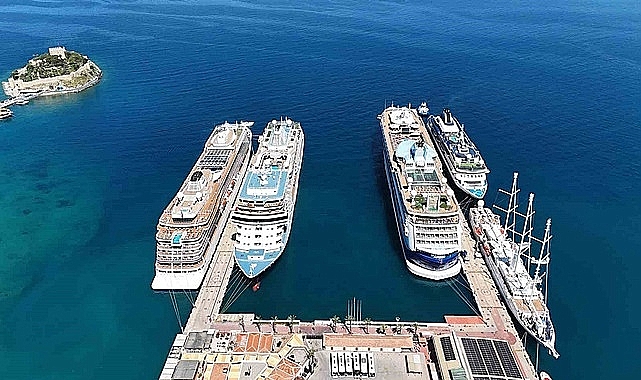 Türkiye kruvaziyer turizminde 16 yılın mart rekorunu kırdı