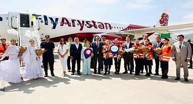 Gazipaşa-Alanya'ya yurtdışı rotasından direkt uçuşlara başladı