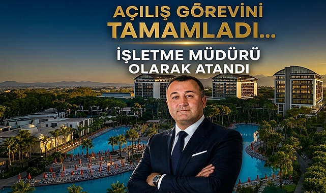 Açılış görevini tamamladı... İşletme müdürü olarak atandı