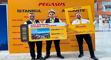 Pegasus'tan Alicante'ye direkt uçuş!