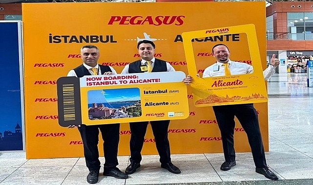 Pegasus'tan Alicante'ye direkt uçuş!