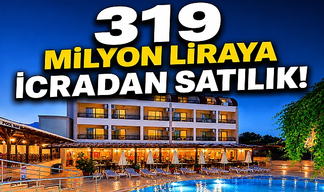 319 milyon liraya icradan satılık!