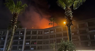 Antalya'da otel yangını!
